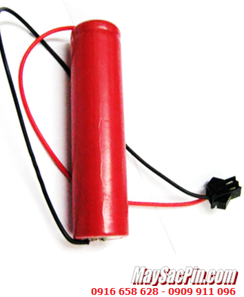 Sanyo NCR18650GA (Dây zắc cắm); Pin sạc 3.7v 18650 Sanyo NCR18650GA 3350mAh dòng xả 10A chính hãng